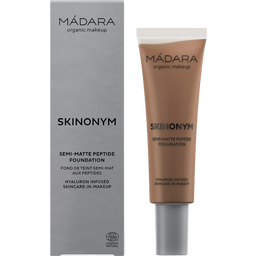 MÁDARA Organic Skincare SKINONYM Semi-Matte Peptide Foundation - 85 Umber