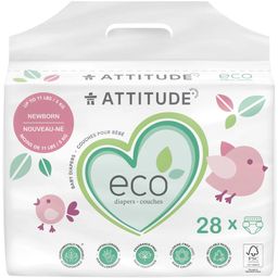 Attitude Organic Baby Diapers - Newborn (up to 5 kg)
