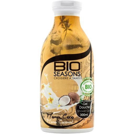 BIO SEASONS Organic Monoi Coconut Oil Shower Gel