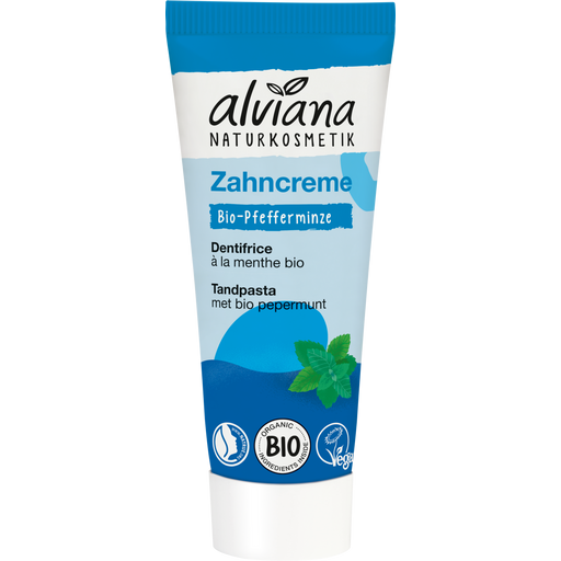 alviana Naturkosmetik Dentifrice à la Menthe Bio - 75 ml