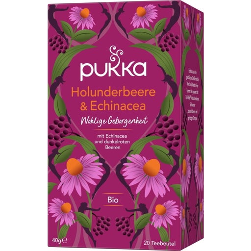 Pukka Elderberry & Echinacea Organic Fruit Tea - 20 Pcs