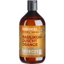benecosBIO Gel Doccia al Basilico e all'Arancia, 500 ml