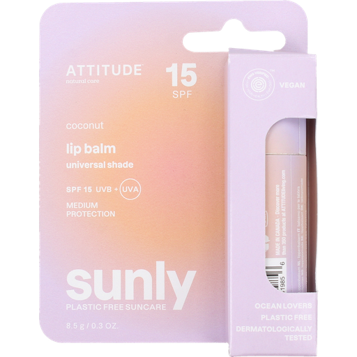 Attitude Lip Balm Coconut SPF 15 - 8,50 g