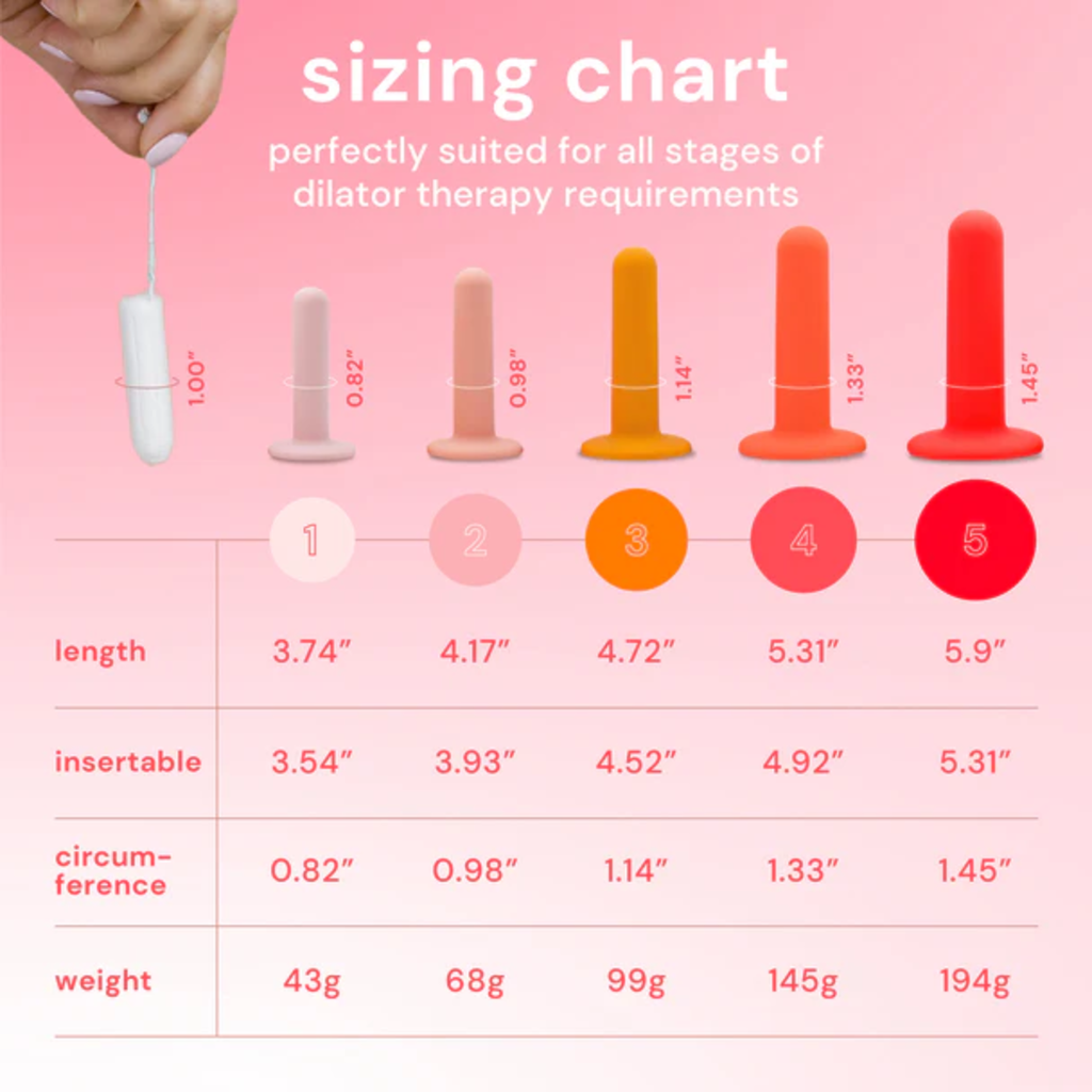 Deluxe Soft - Dilatatori per il Pavimento Pelvico - 5 pz.