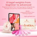 bodyotics Deluxe Soft Pear Drops Kegel Balls - 6 Stuks