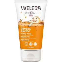 KIDS 2v1 sprchový gél a šampón s osviežujúcim pomarančom - 150 ml