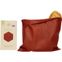 Beeswax Bread Bag XXL , Red