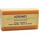 Savons au Beurre de Karité, Agrumes (Orange-Pamplemousse) (100)