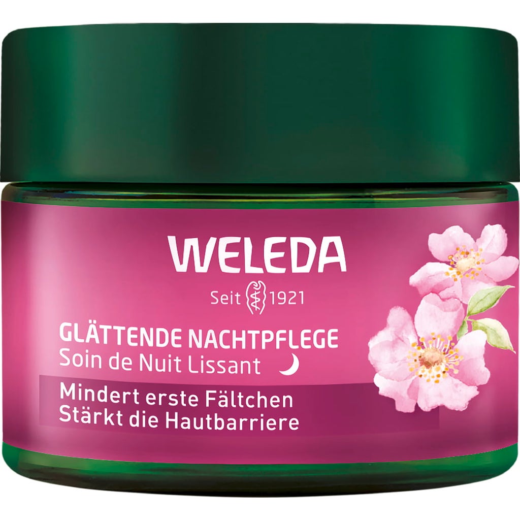 Weleda Wild Rose & White Tea Smoothing Night Cream, 40 ml - Ecco
