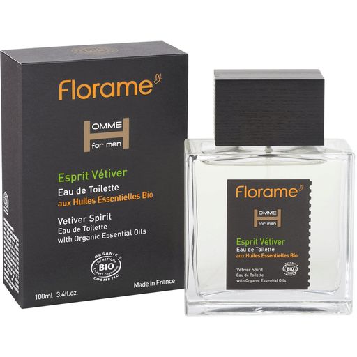 Florame HOMME Vetiver Spirit Eau de Toilette - 100 ml