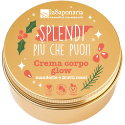 La Saponaria Glow Almond & Red Fruits Body Cream  - 75 ml