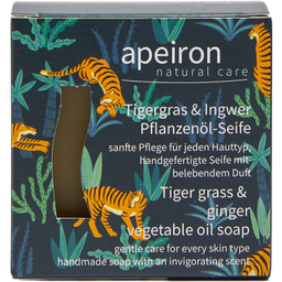 Apeiron Savon Végétal Herbe du Tigre & Gingembre - 100 g