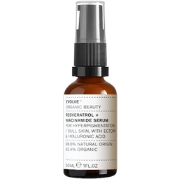 Evolve Organic Beauty Resveratrol + niacinamid serum - 30 ml