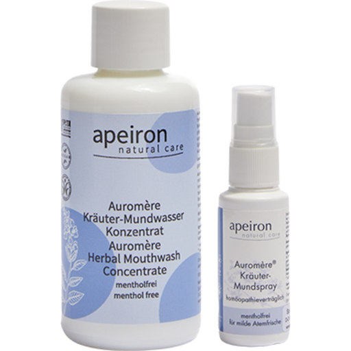 Auromère Collutorio Concentrato Omeopatico + Spray - 1 set