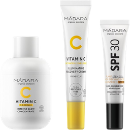 MÁDARA Organic Skincare GLOW BOOST 3-Step Skincare Set - 1 set