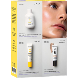 GLOW BOOST 3-Step Skincare Set - zestaw na prezent - 1 zestaw