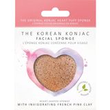 Konjac Facial Puff Sponge French Pink Clay