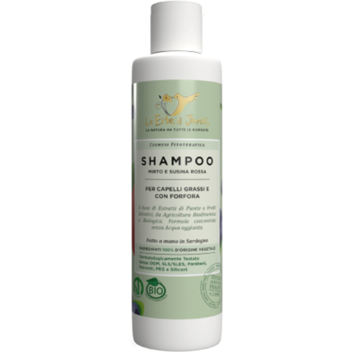 Shampoo Capelli Grassi e Forfora Mirto & Susina Rossa - 150 ml