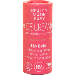 BEAUTY MADE EASY Paper Tube Lip Balm - Summertime - Ice Cream