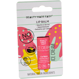 BEAUTY MADE EASY Paper Tube Lip Balm - Summertime - Ice Cream