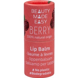 BEAUTY MADE EASY Balsam de buze în tub de hârtie - Berry