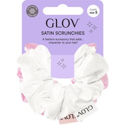 GLOV Scrunchies 2 Pack S - White/Pink