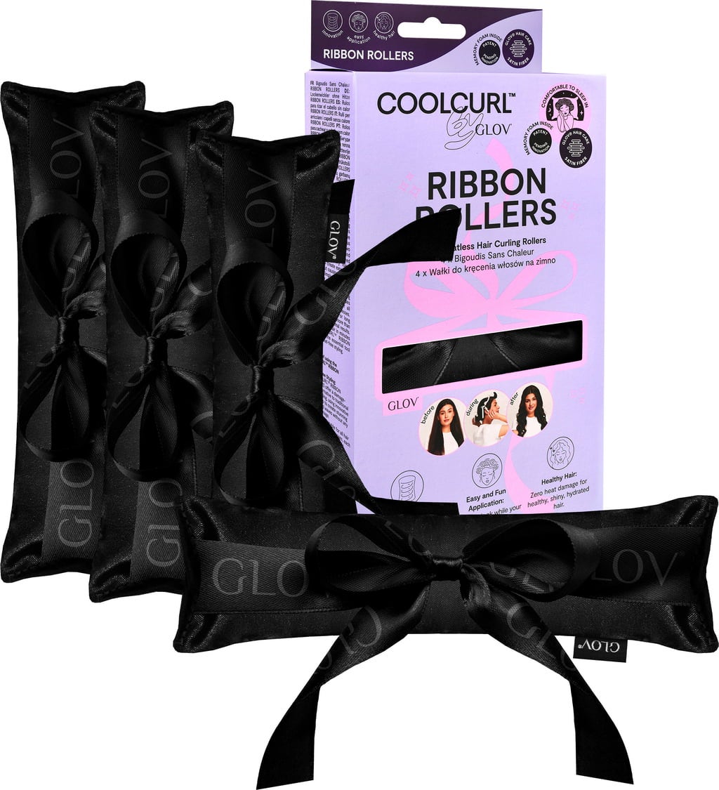 GLOV COOLCURL™ Ribbon Rollers - Black