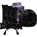 GLOV COOLCURL Sweet Dreams Satin Set - Black