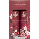 The Handmade Soap Company Hand Wash & Hand Lotion Hand Care Set  - Coriander Seed, Geranium & Vetiver