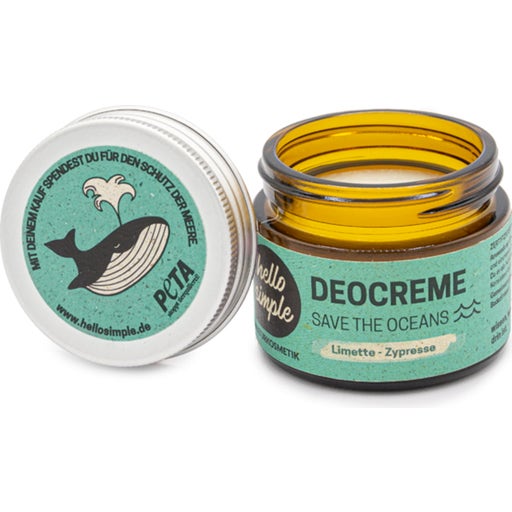 "Save the Oceans" Deocreme Limette Zypresse - 50 g