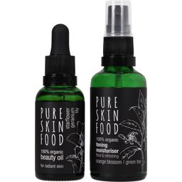 PURE SKIN FOOD Organic Skincare Set For Radiant Skin - 1 zestaw