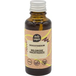 hello simple Gesichtsserum Wildrose-Nachtkerze - 30 ml