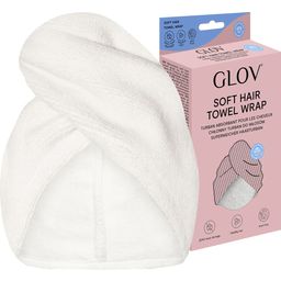 GLOV Soft Hair Wrap - Fluffy White