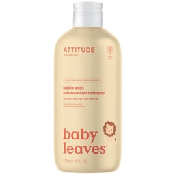 ATTITUDE baby leaves Bubble Wash Pear Nectar - 473 ml