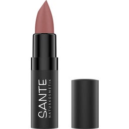 SANTE Naturkosmetik Matte Lipstick - 03 Sunset Rose