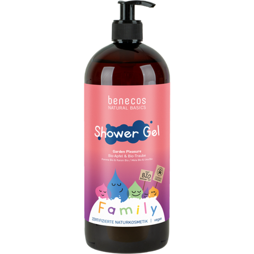 Benecos Family Size Garden Pleasure Shower Gel - 950 ml