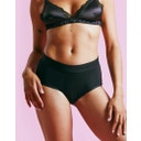 Period Underwear - Hipster Cotton Basic Black Extra Strong - 42