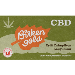 CBD Xylit Zahnpflege Kaugummi Grüne Minze/Menthol - 17 g