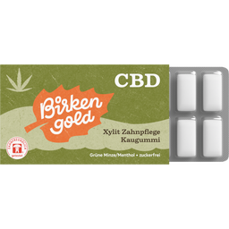 CBD Xylitol Dental Care žvečilni gumi - zelena meta/mentol - 17 g