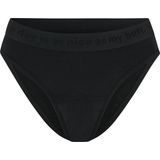 Period Underwear - Slip Cotton Basic Black Ultra Strong