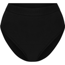 Period Underwear - High-Waist Cotton Basic Black Extra Strong - 42