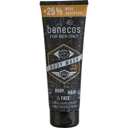 benecos for men only  3in1 Body Wash Sport - 250 ml