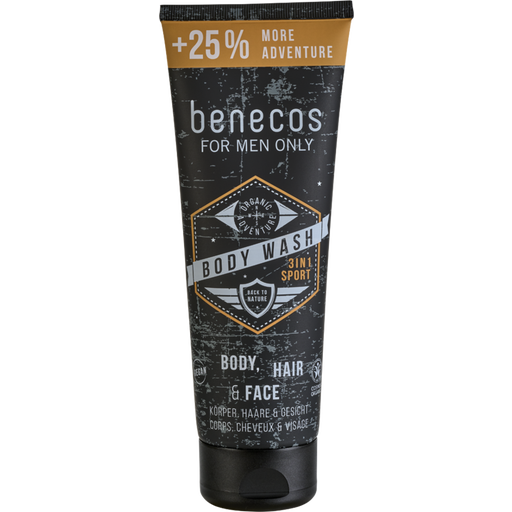 Benecos for men only Doccia Shampoo Sport 3in1 - 250 ml