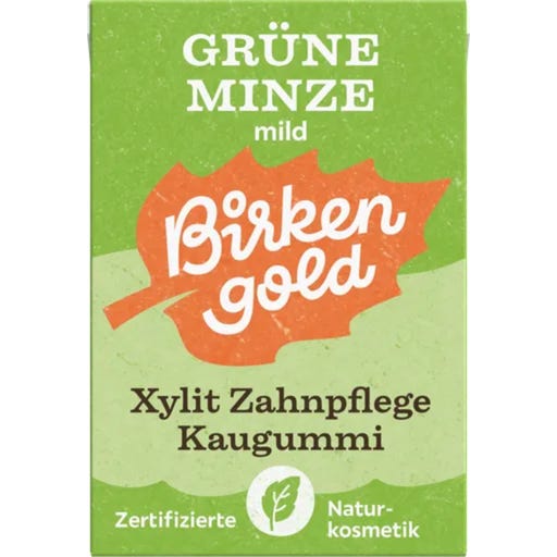 Birkengold Gomma da Masticare Naturale - menta verde