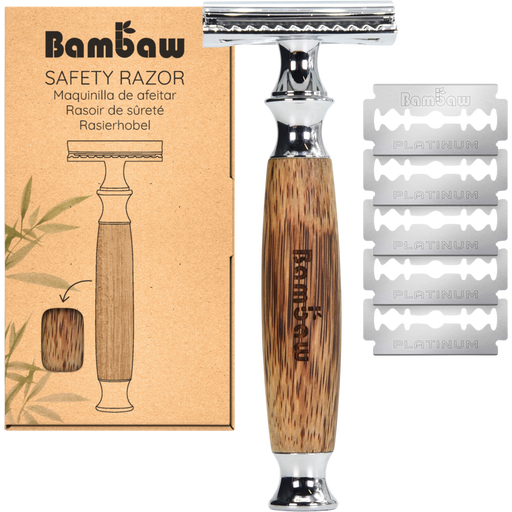 Bambaw Rasoio di Sicurezza in Bambù - 1 pz.