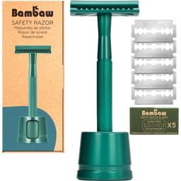 Bambaw Brivnik s stojalom za britje - Sea Green