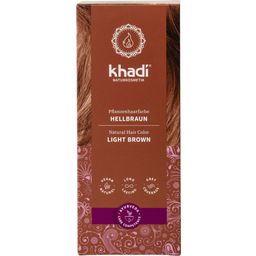 Khadi® Pflanzenhaarfarbe Hellbraun - 100 g