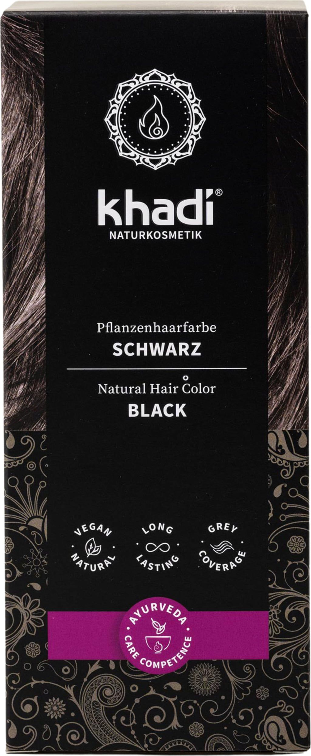 Khadi® Tinta Vegetale - Nero - 100 g