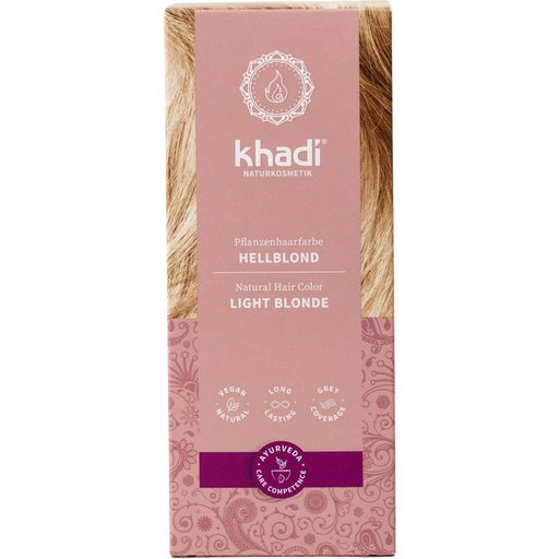 Khadi® Pflanzenhaarfarbe Hellblond - 100 g