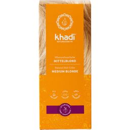 Khadi® Pflanzenhaarfarbe Mittelblond - 100 g